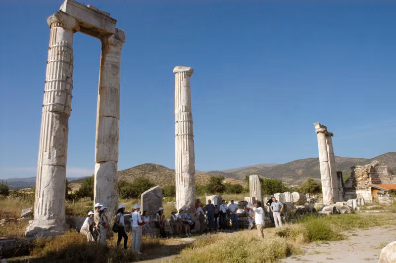 Trong các thế kỷ đầu tiên sau Công nguyên, Aphrodisias đã phát triển rất thịnh vượng. Hầu hết các công trình nổi bật của thành phố được xây dựng vào giai đoạn này. Ảnh: Yapı Kredi.