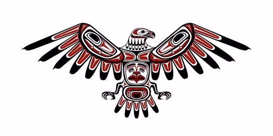  Lôi Điểu (con chim Sấm sét) là một sinh vật huyền thoại nổi tiếng gắn liền với lịch sử và văn hóa của cộng đồng thổ dân ở Bắc Mỹ. Ảnh: Pinterest.