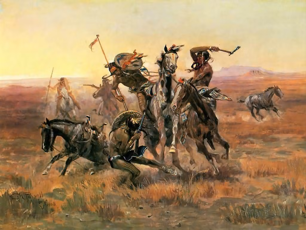 Thông thường, rìu Tomahawk được người Mỹ bản địa sử dụng làm vũ khí chiến đấu cầm tay hoặc vũ khí ném. Ảnh: Paigntononline.com.