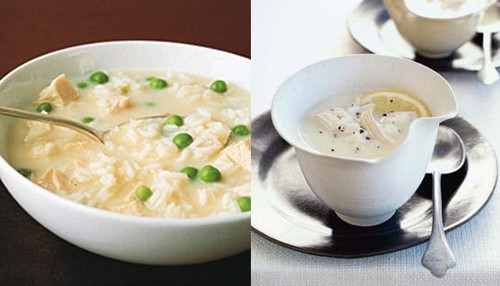 Súp avgolemono.