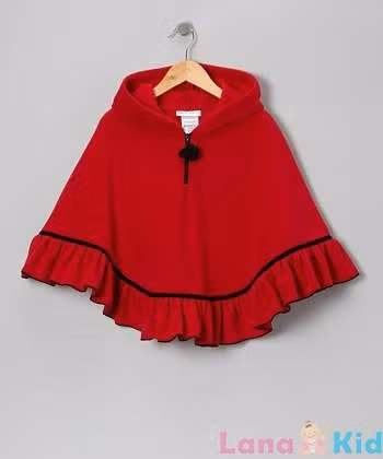 Áo choàng noel cực xinh cho bé gái.