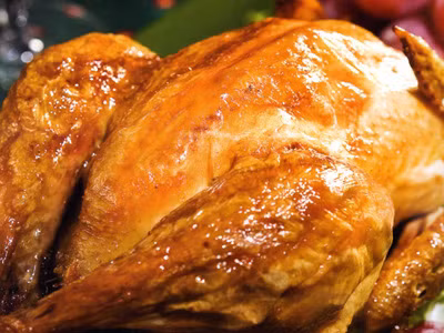 Gà nướng.