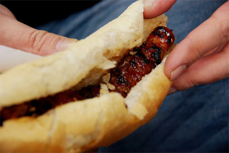 Bánh mỳ thịt nướng.