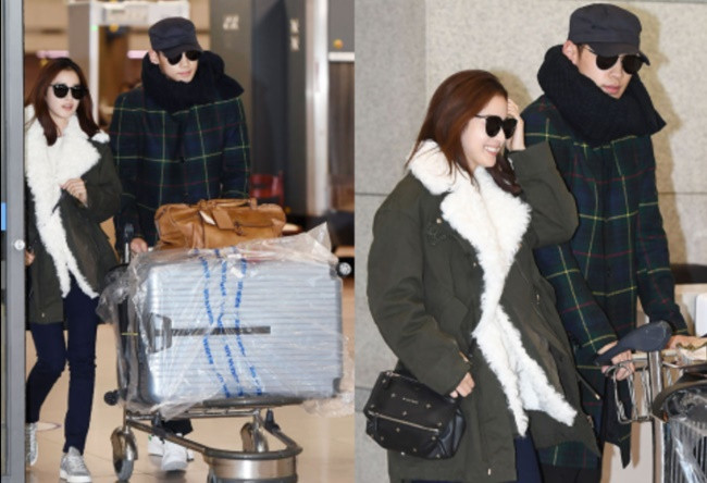 Bi Rain luôn nắm chặt tay vợ và bảo vệ nữ diễn viên Mật danh Iris giữa đám đông. Ngôi sao Ngôi nhà hạnh phúc không bao giờ rời Kim Tae Hee nửa bước. Chưa kể đến những cử chỉ quan tâm ân cần càng chứng tỏ sự cưng chiều của anh dành cho mỹ nhân Nấc thang lên thiên đường.