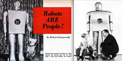 Robot cũng biết nuôi chó (1949).