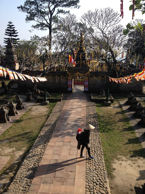 hu di tích danh thắng Yên Tử đã được trang hoàng lộng lẫy