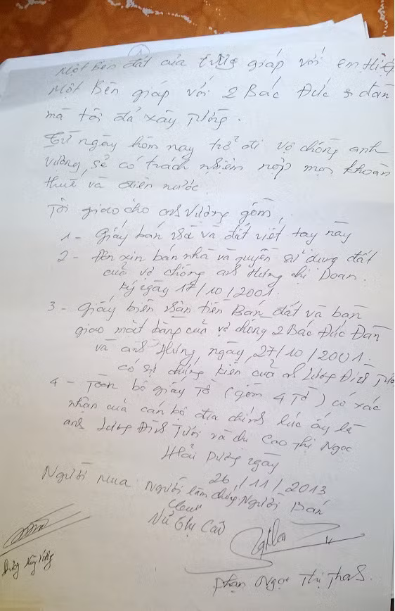 ...đều do chị N viết và ký tên.