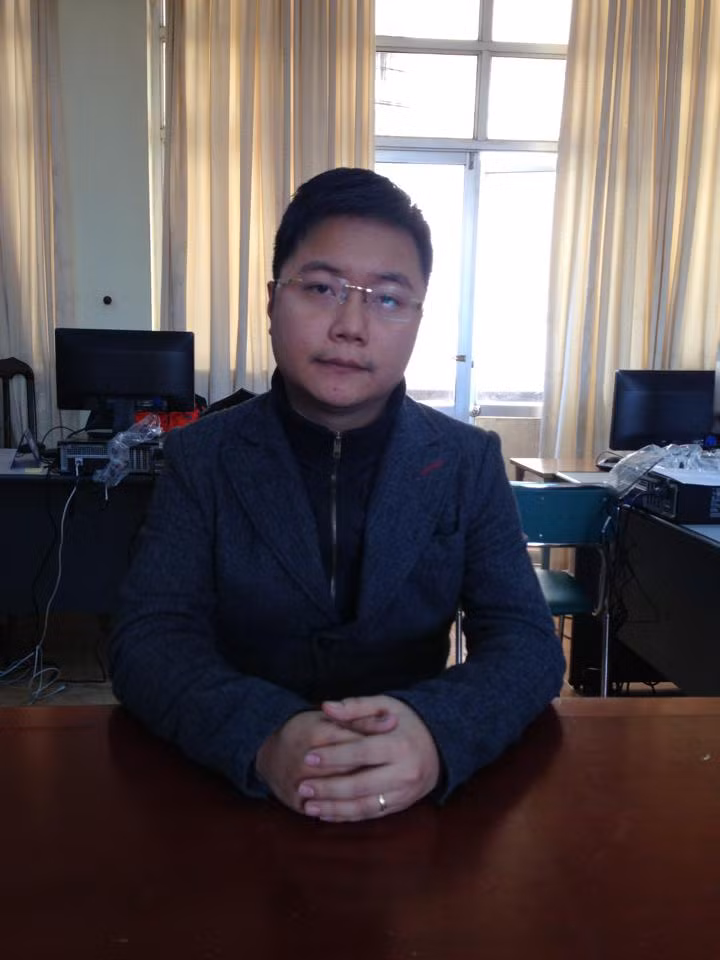 Nguyễn Hoàng Anh tại cơ quan điều tra.