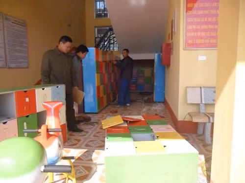 Hiện trường vụ việc.