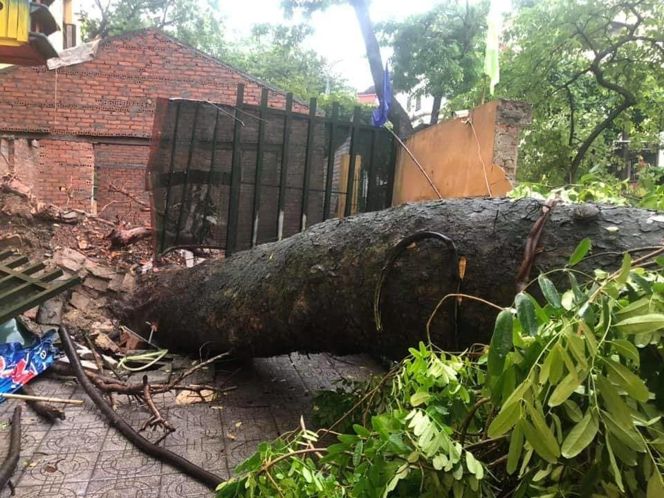 Ha Noi mua to: Bo Ho ngap sau, nhieu tuyen pho 