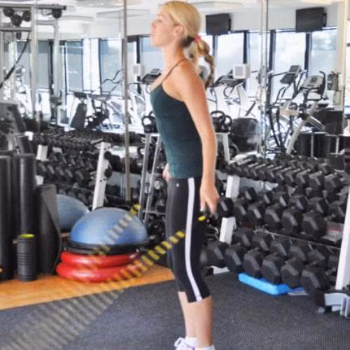 Bước 1: Nhảy dây. Bạn hãy dành 30 giây nhảy dây để bắt đầu bài tập. Việc làm này sẽ giúp tim đập nhanh hơn một chút và sẵn sàng cho quá trình tập luyện.