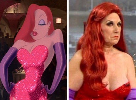 Một phụ nữ 57 tuổi người Anh đã chi 16.000 USD (hơn 340 triệu đồng) để phẫu thuật thẩm mỹ cho giống nhân vật hoạt hình Jessica Rabbit. Cô này đã nhờ đến dao kéo để có được những đường cong không có thật và gương mặt của Jessica.