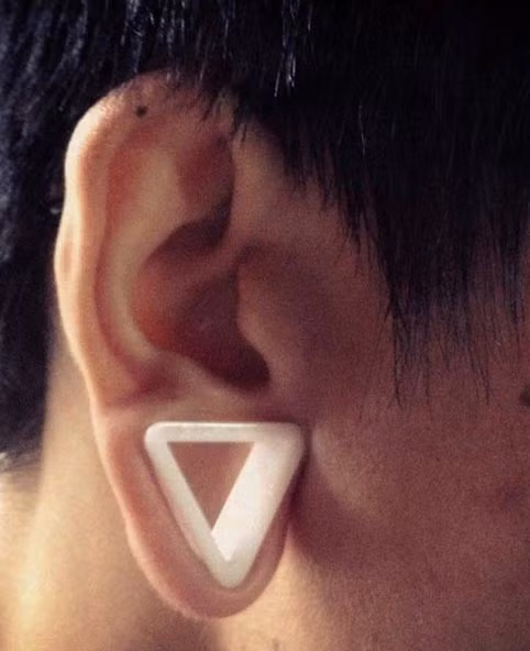 Sau khi nong tai, những dân chơi này có thể đeo các loại khuyên phom rộng như ý với nhiều hình thù khác nhau.