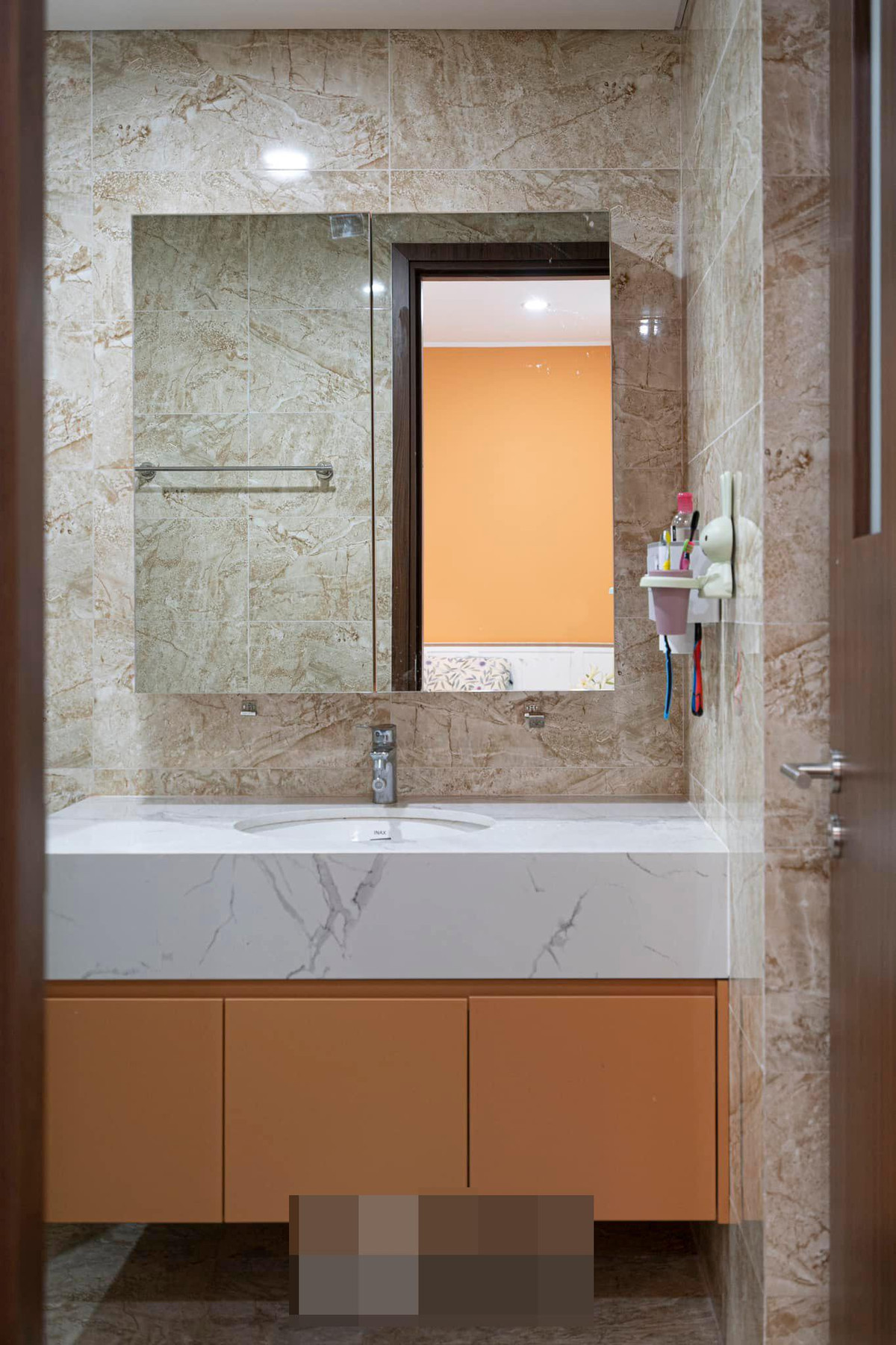 Căn hộ xanh bơ dịu dàng, đường nét thiết kế bắt mắt ảnh 22