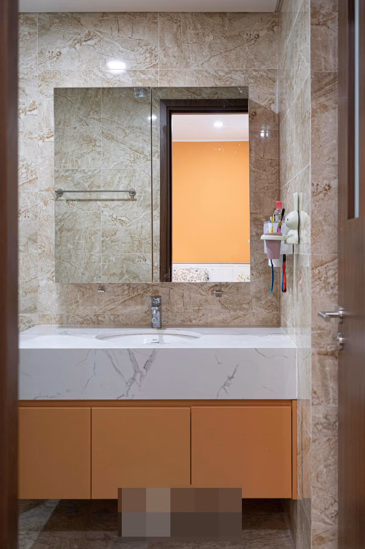 Căn hộ xanh bơ dịu dàng, đường nét thiết kế bắt mắt ảnh 22