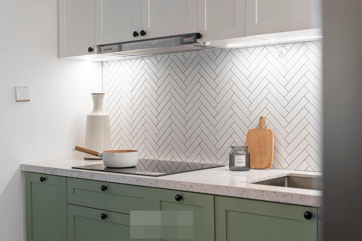 Căn hộ xanh bơ dịu dàng, đường nét thiết kế bắt mắt ảnh 10