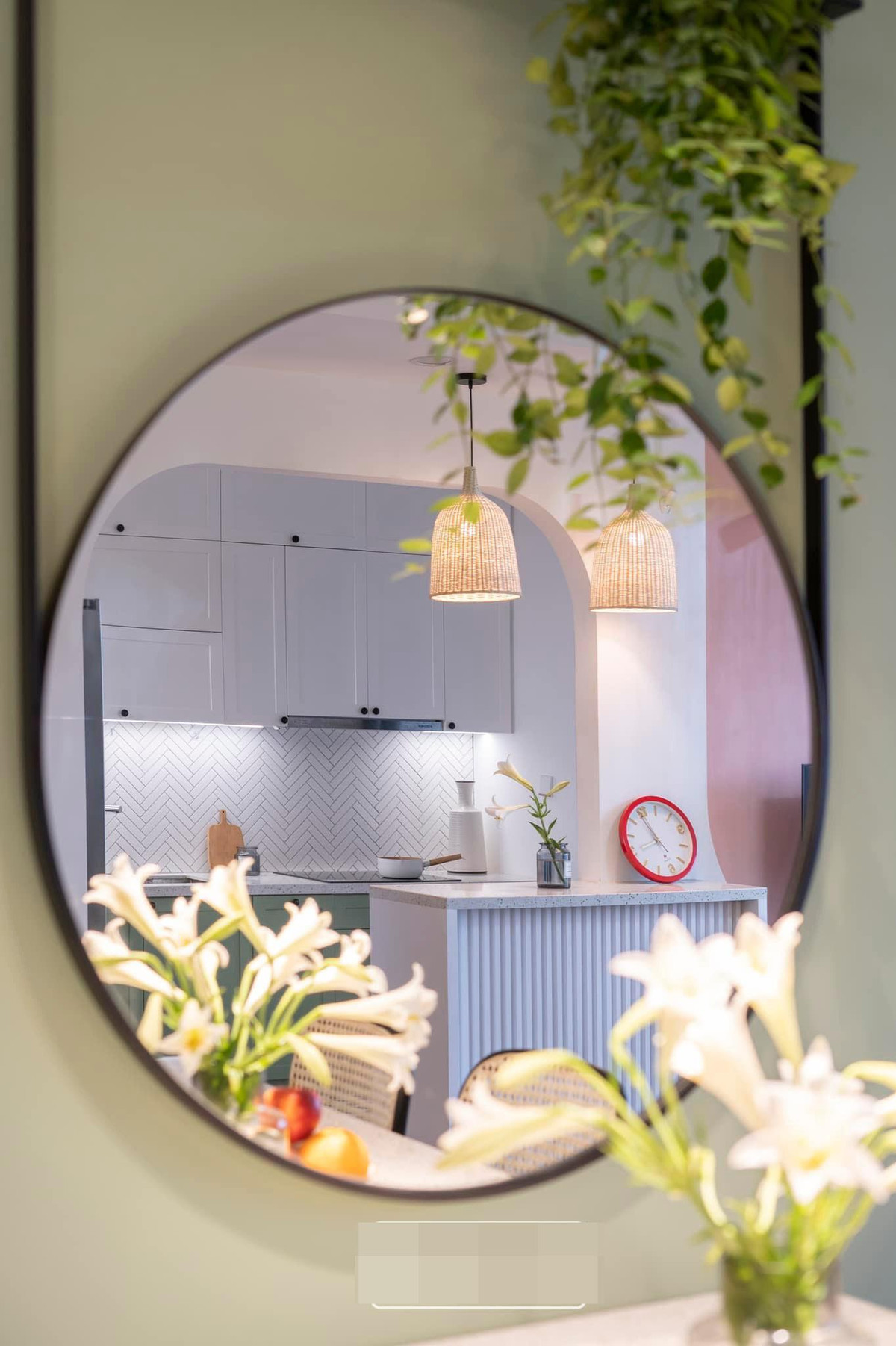 Căn hộ xanh bơ dịu dàng, đường nét thiết kế bắt mắt ảnh 6