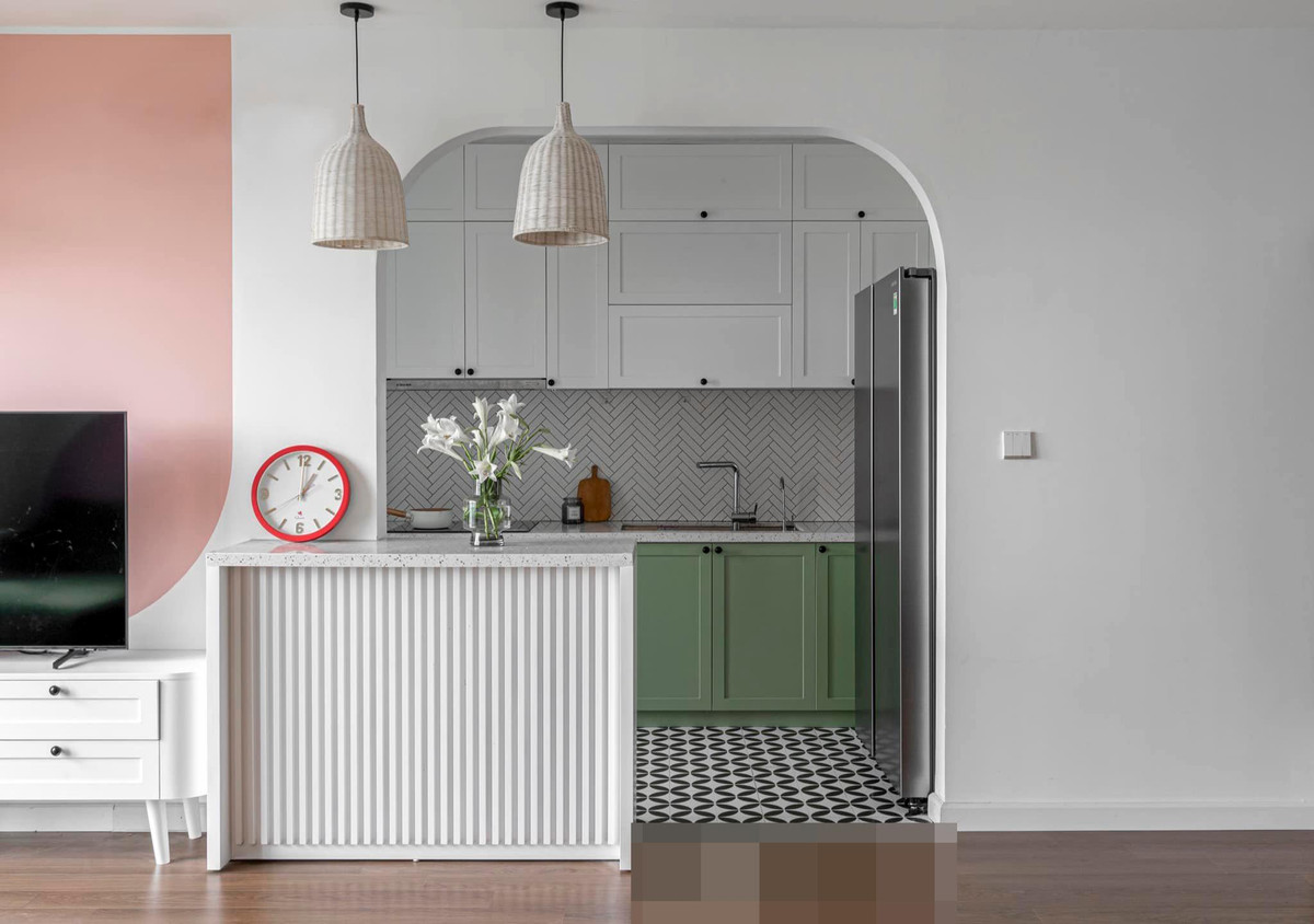 Căn hộ xanh bơ dịu dàng, đường nét thiết kế bắt mắt ảnh 11