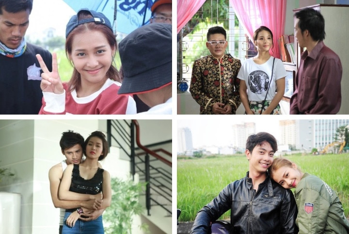 Nỗ lực tìm kiếm cơ hội mới, Khả Ngân bước chân vào con đường nghệ thuật với những vai diễn đầu tiên ở nhiều bộ phim từ truyền hình đến điện ảnh. Thời gian đầu, diễn xuất của Khả Ngân chưa được đánh giá cao dù cô đóng rất nhiều phim.