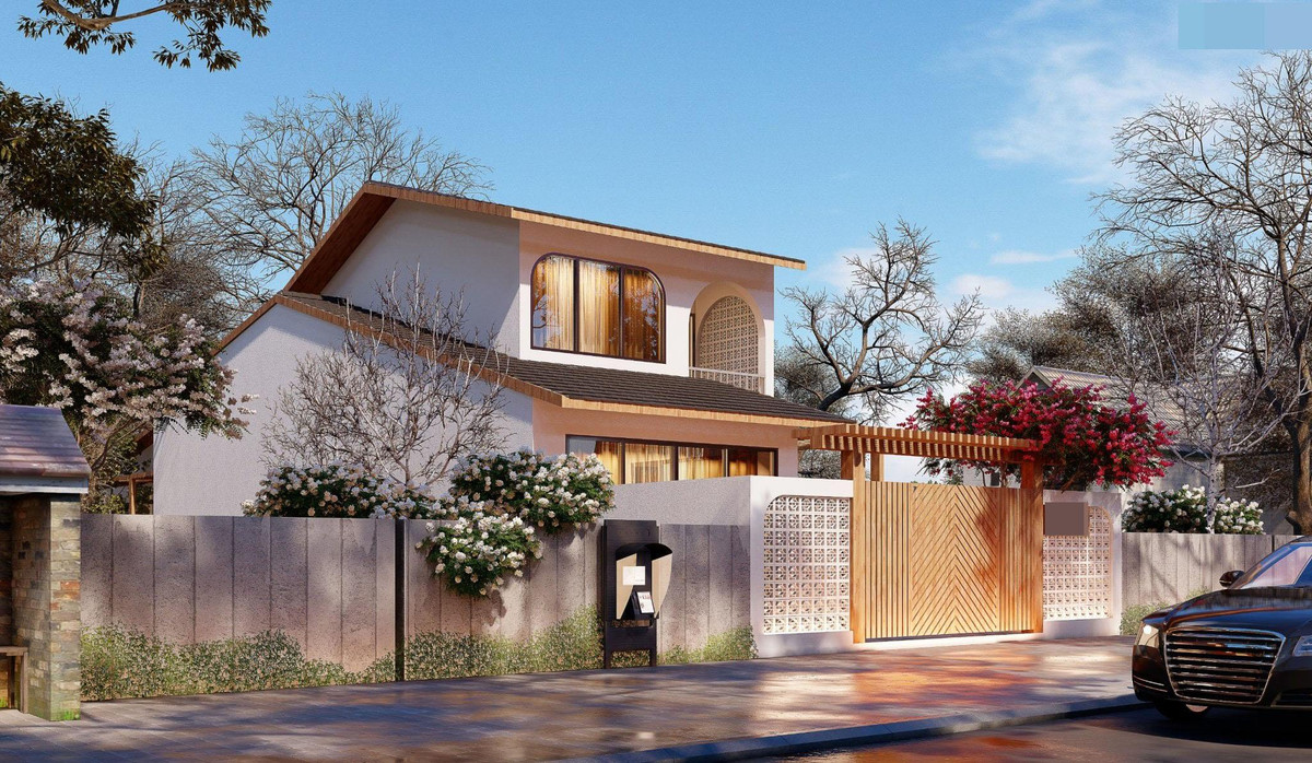 Nhà cấp 4 mái Nhật đẹp sửng sốt, không gian thoáng mát lại sang trọng ảnh 10