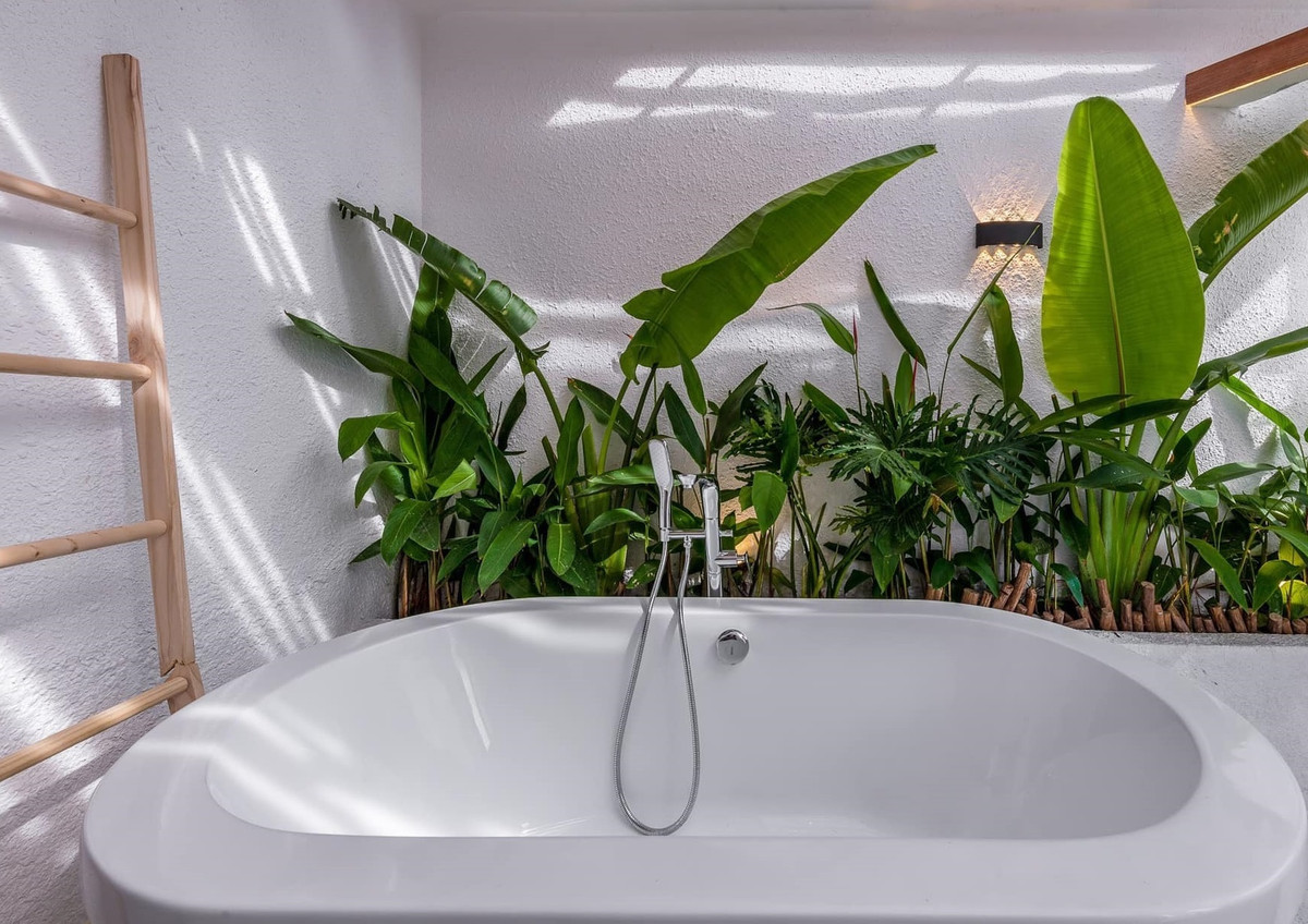 Khu vuon resort, phong tam 