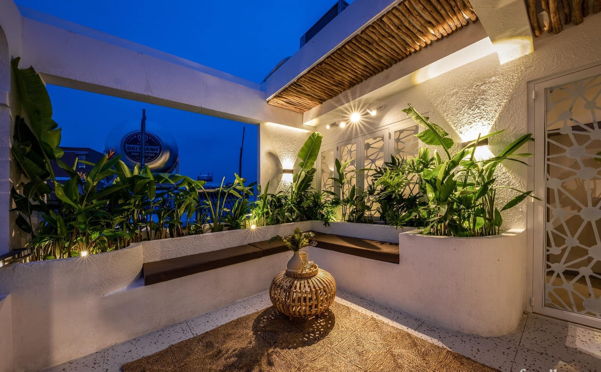 Khu vuon resort, phong tam 