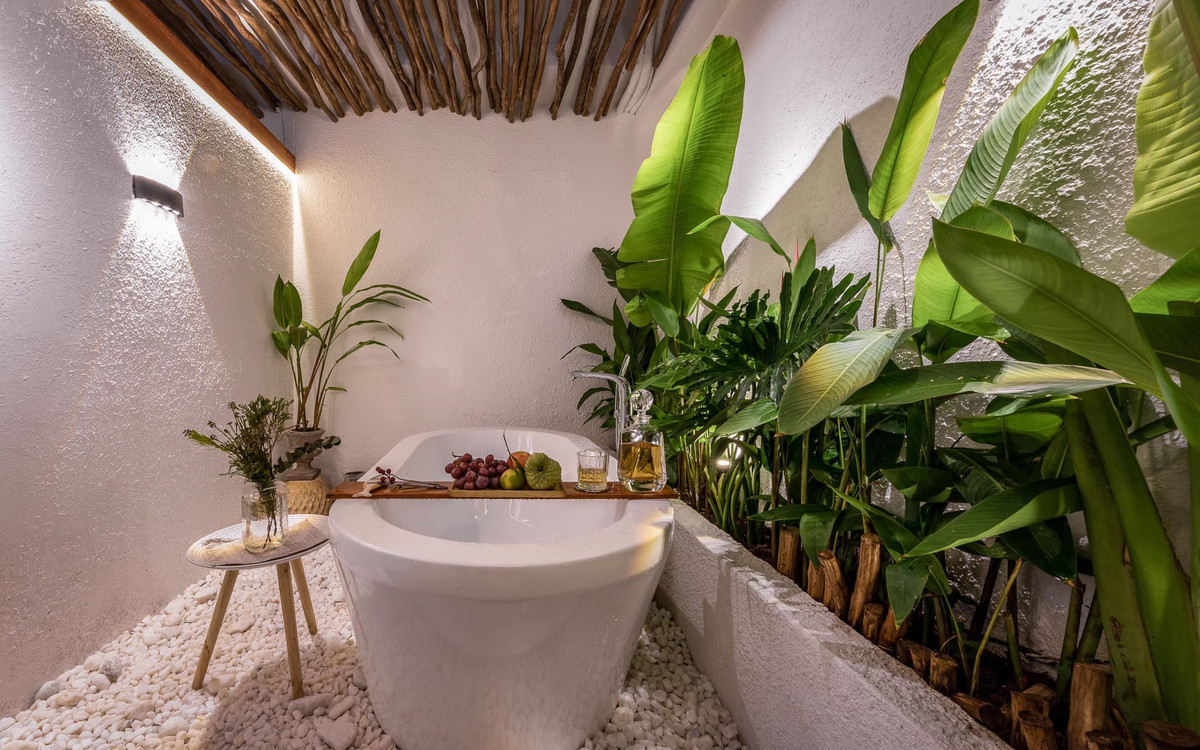 Khu vuon resort, phong tam 