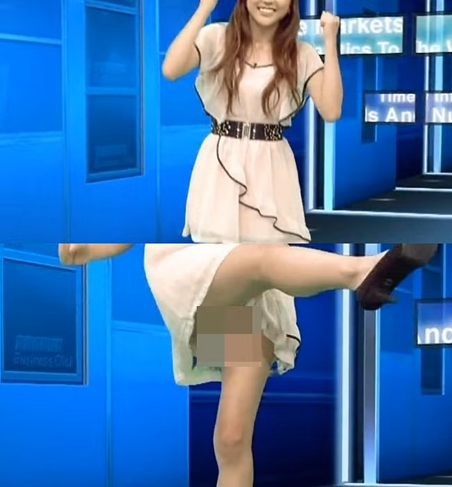 Hình ảnh này sẽ ảnh hưởng không tốt đến danh tiếng của nhà đài nên người đẹp gặp không ít thị phi.