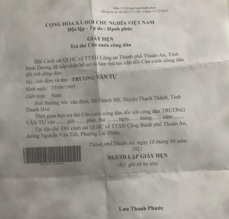 Hang ngan nguoi dan do mat cho the Can cuoc cong dan