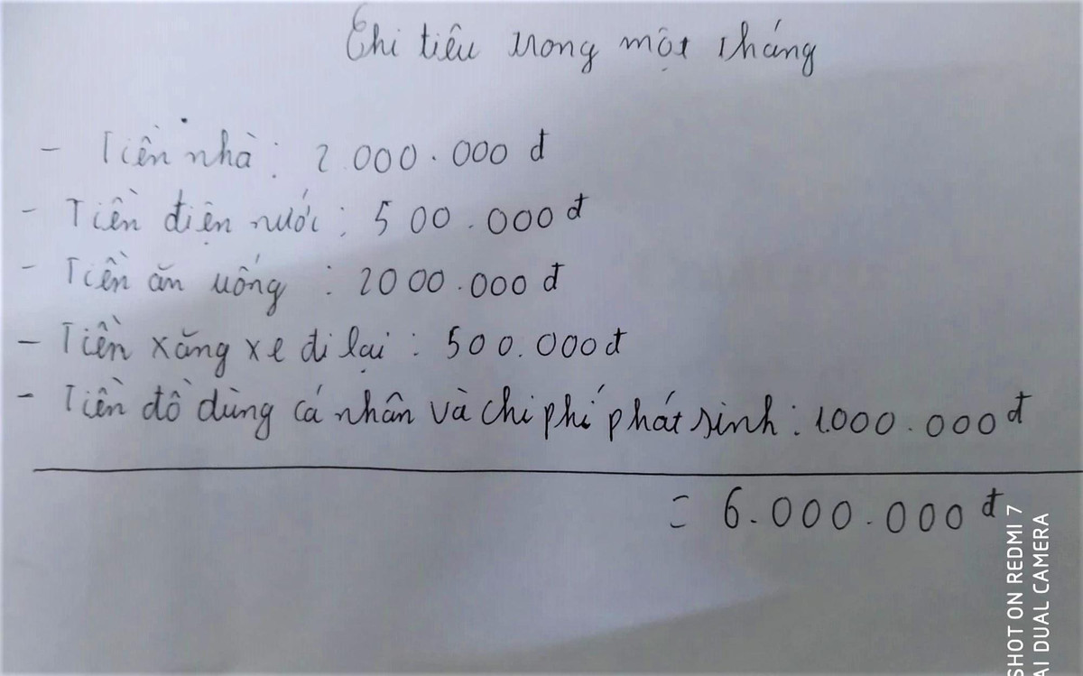 Chi tiêu 6 triệu đồng/tháng, sinh viên kỳ vọng mức lương trên 10 triệu ảnh 1