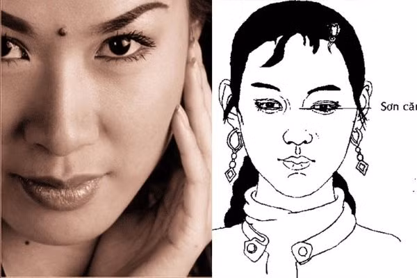 Đồng thời, trong hôn nhân tình duyên nốt ruồi này biểu thị sự tranh đoạt hoặc là người thứ 3 xen vào. 