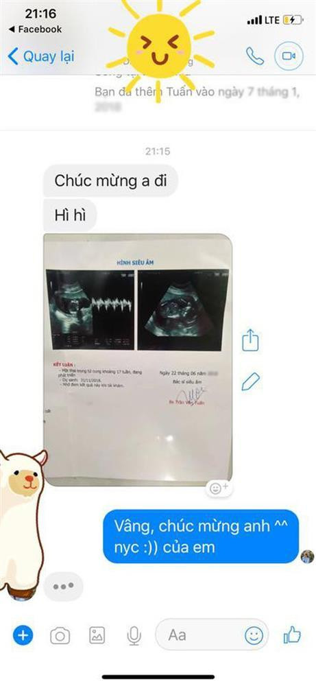 Sung so khi ban trai cu nhan tin khoe len chuc bo, co gai dap tra 