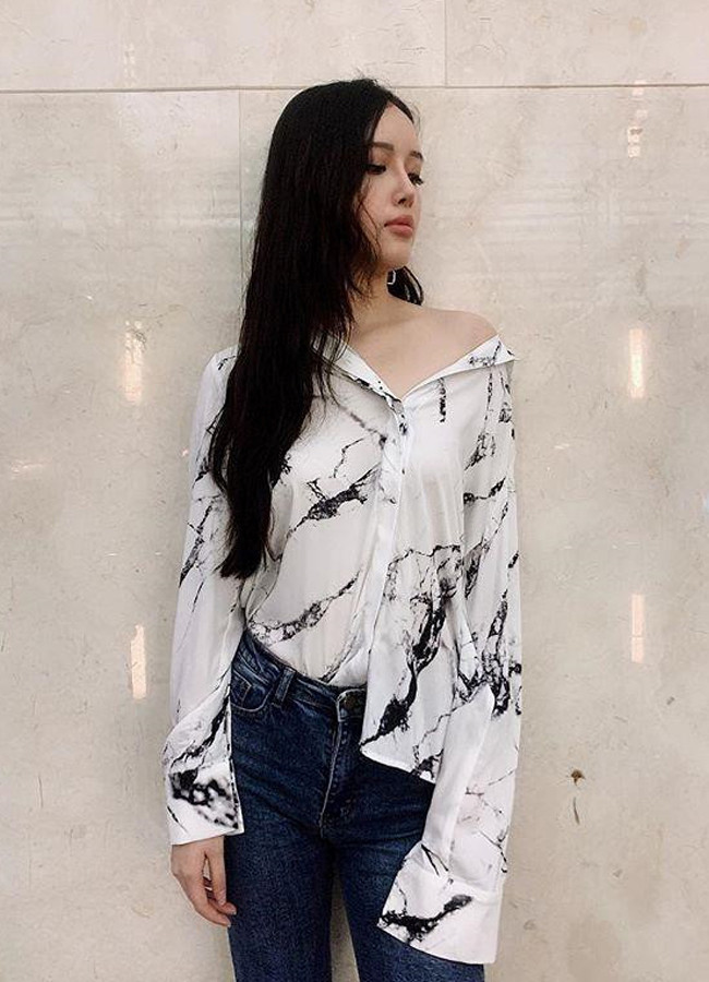 Em gai Mai Phuong Thuy mac gi cung duoc khen dep sang vi xinh nhu hoa hau-Hinh-8