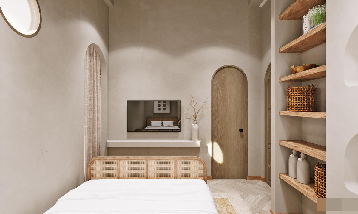 Ngoi nha 24 nam noi bat giua pho sau cai tao theo phong cach Wabi Sabi-Hinh-7