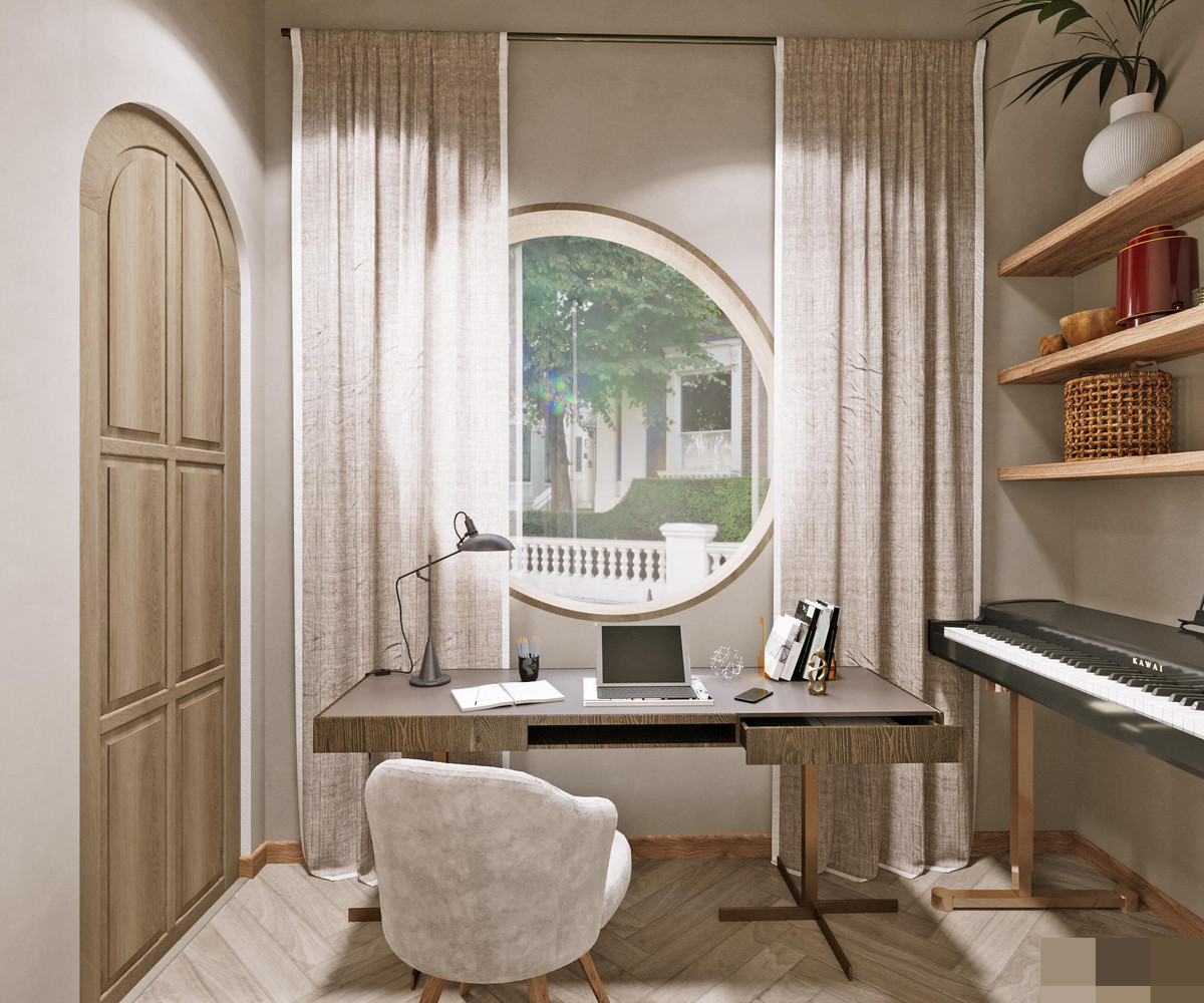 Ngoi nha 24 nam noi bat giua pho sau cai tao theo phong cach Wabi Sabi-Hinh-8