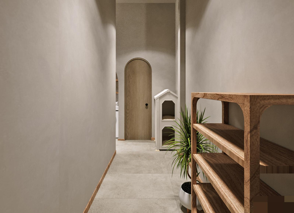 Ngôi nhà 24 năm nổi bật giữa phố sau cải tạo theo phong cách Wabi Sabi ảnh 11