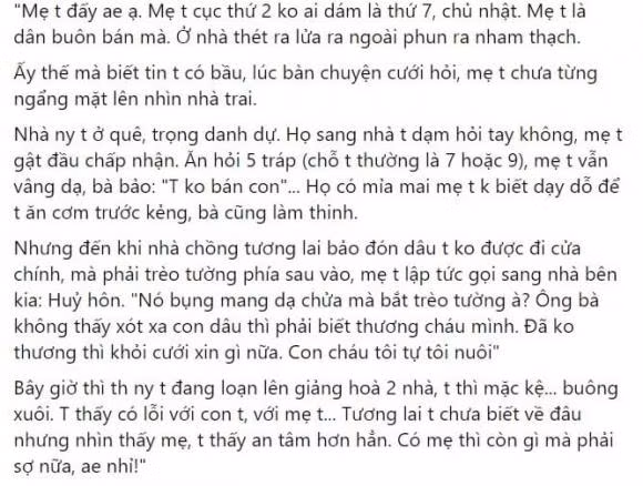 Con gai bi nha chong bat treo tuong vao nha trong ngay cuoi vi chua truoc