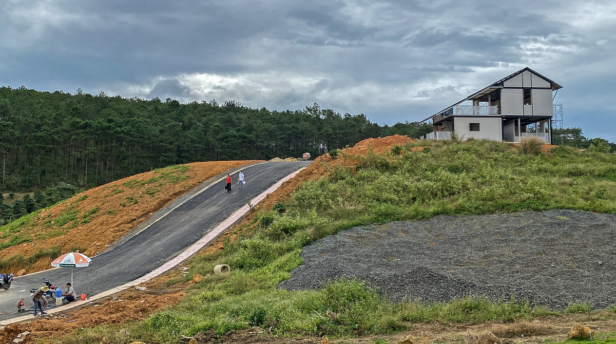 Một nhân viên tư vấn cho biết dự án có hơn 70 đất nền biệt thự sân vườn và các tiện ích đi kèm bao gồm hồ bơi, siêu thị, nhà hàng… Tuy nhiên, thực tế The Tropicana 2 chỉ là bãi đất trống với vài căn nhà tiền chế được dựng lên.