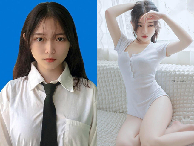 Hoàng Nguyễn Linh Chi (sinh năm 2002) được biết đến vào tháng 9/2020 khi bức ảnh thẻ xinh đẹp của cô nàng được lan truyền rộng rãi trên mạng xã hội.