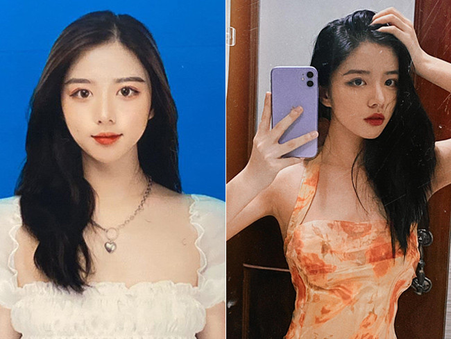 Hằng Phan (tên đầy đủ là Phan Thị Minh Hằng, sinh năm 2001, quê Quảng Bình) nổi như cồn với bức ảnh thẻ xinh lung linh.