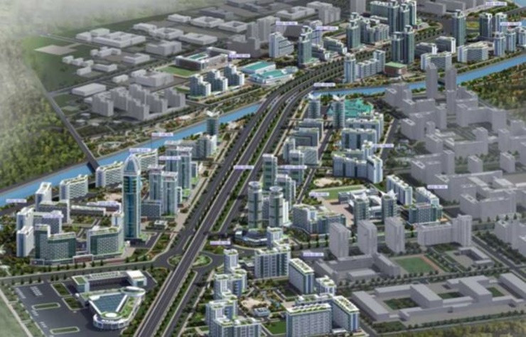 Nơi đây sẽ có 10000 căn hộ cho người dân sinh sống và các công trình tiện ích khác.