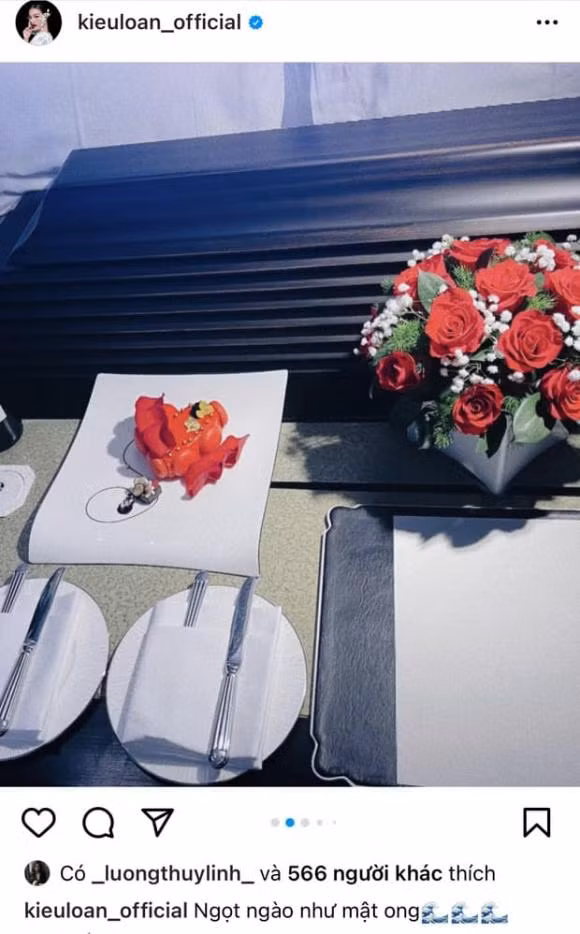 A hau Kieu Loan bat ngo cong khai hinh anh cung nguoi yeu-Hinh-5