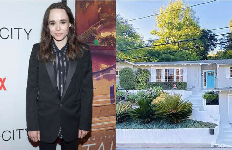 Elliot Page.Bốn năm sau vai diễn đột phá trong Juno, Elliot Page đã mua ngôi nhà khiêm tốn này ở thành phố Studio của Los Angeles vào năm 2011 với giá 885.000 USD.