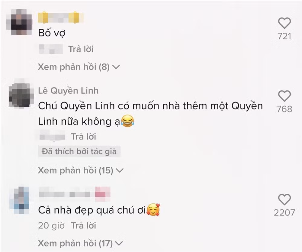 Khoe 2 con dep nhu hoa hau, Quyen Linh duoc nhieu nguoi nhan 