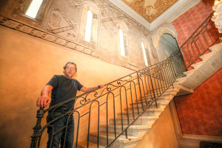 Tòa lâu đài này là sở hữu của triệu phú người Anh Patrick Diter