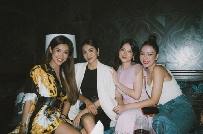 Hội bạn thân Vbiz: "Ngọc nữ màn ảnh" đọ sắc cùng hoa hậu Phương Khánh - Hình 4 Hoi ban than Vbiz: