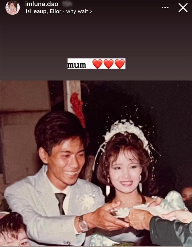 Dao Ba Loc khoe anh me, khang dinh 'dep do di truyen'