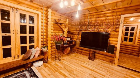 Gia chu dung can nha go giua long Ha Noi lam noi nghi duong-Hinh-9