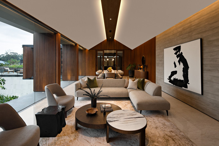 Nội thất được thiết kế mang khuynh hướng hiện đại, màu sắc ấm cúng.