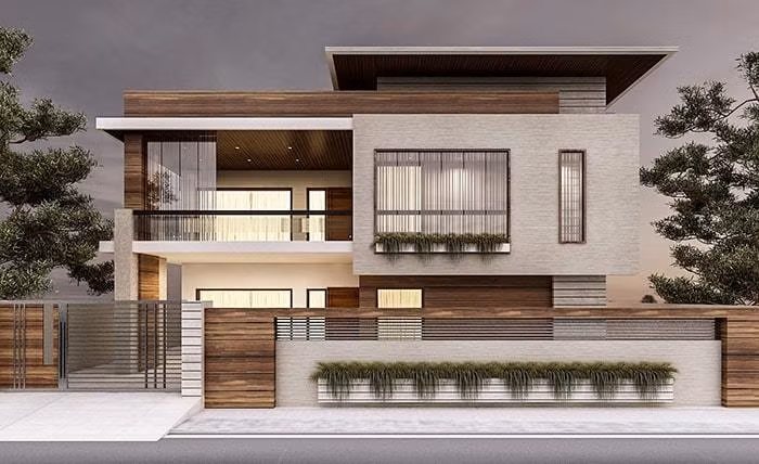 Biệt thự hiện đại 2 tầng mái bằng như thiên đường nghỉ dưỡng ảnh 4